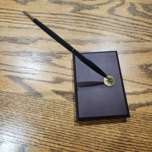 Vtg Cross Desk Set Double 1/20 Gold Filled Pen MCM Made In USA